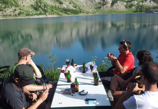 Après l'effort, le réconfort dans un cadre magnifique